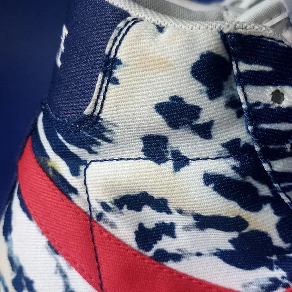 Nike Blazer Mid 77' Vintage 5Y Tie Dye USA Red White Blue Shoes C27882-600 - Picture 9 of 15